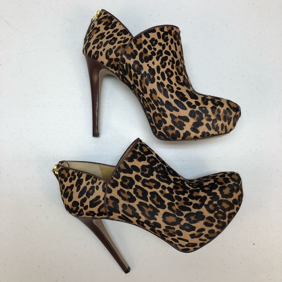 Nine West Shoes - Nine West platform heels leopard sz 6.5 NWOT